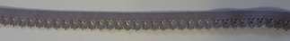 Elastisch Lingeriekant bloemmotief 15mm (60 m), Grijs 336
